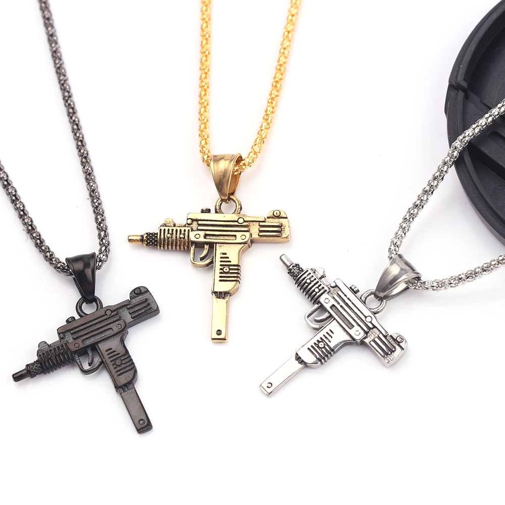 Men'S Fashion Necklaces - Collana con Ciondolo a Forma di