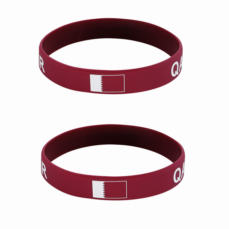 Men'S Fashion Qatar - 2 pezzi Qatar Flag braccialetti in