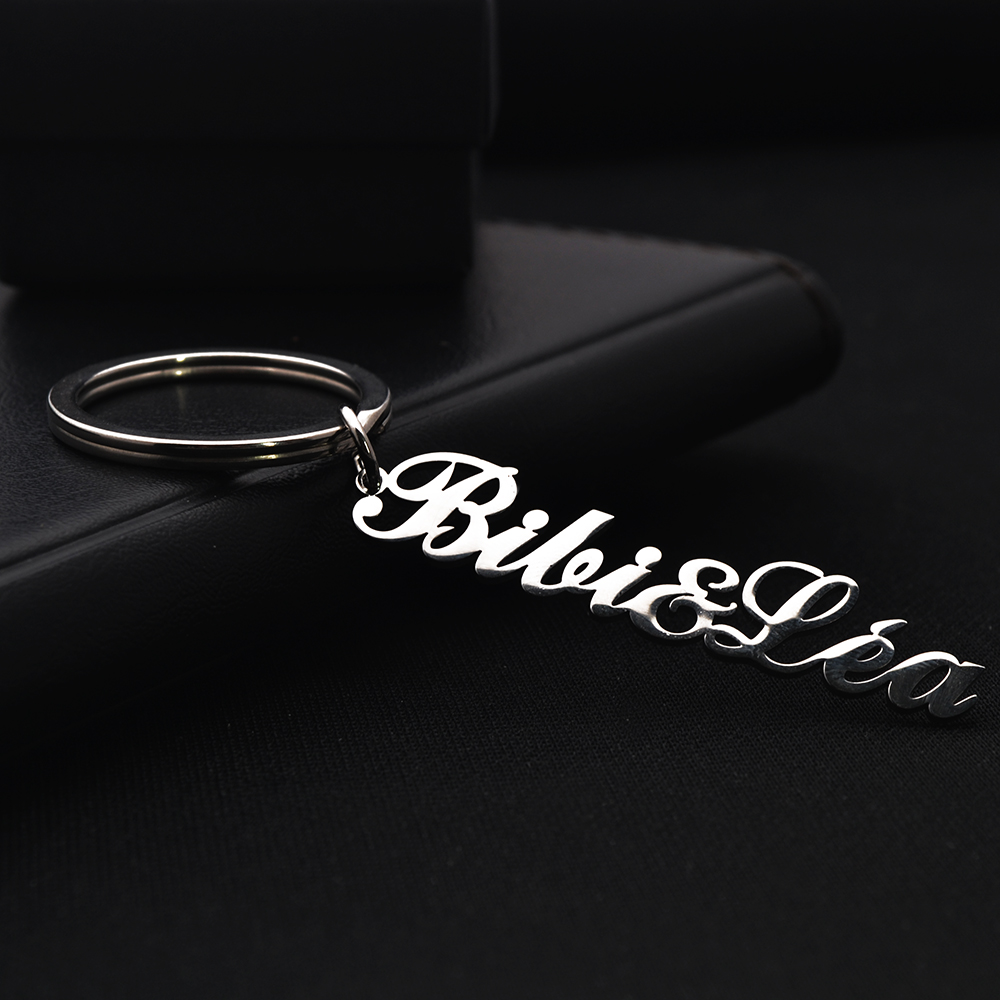 Men'S Fashion Gold Chain - Portachiavi personalizzato personalizzato con nome inglese