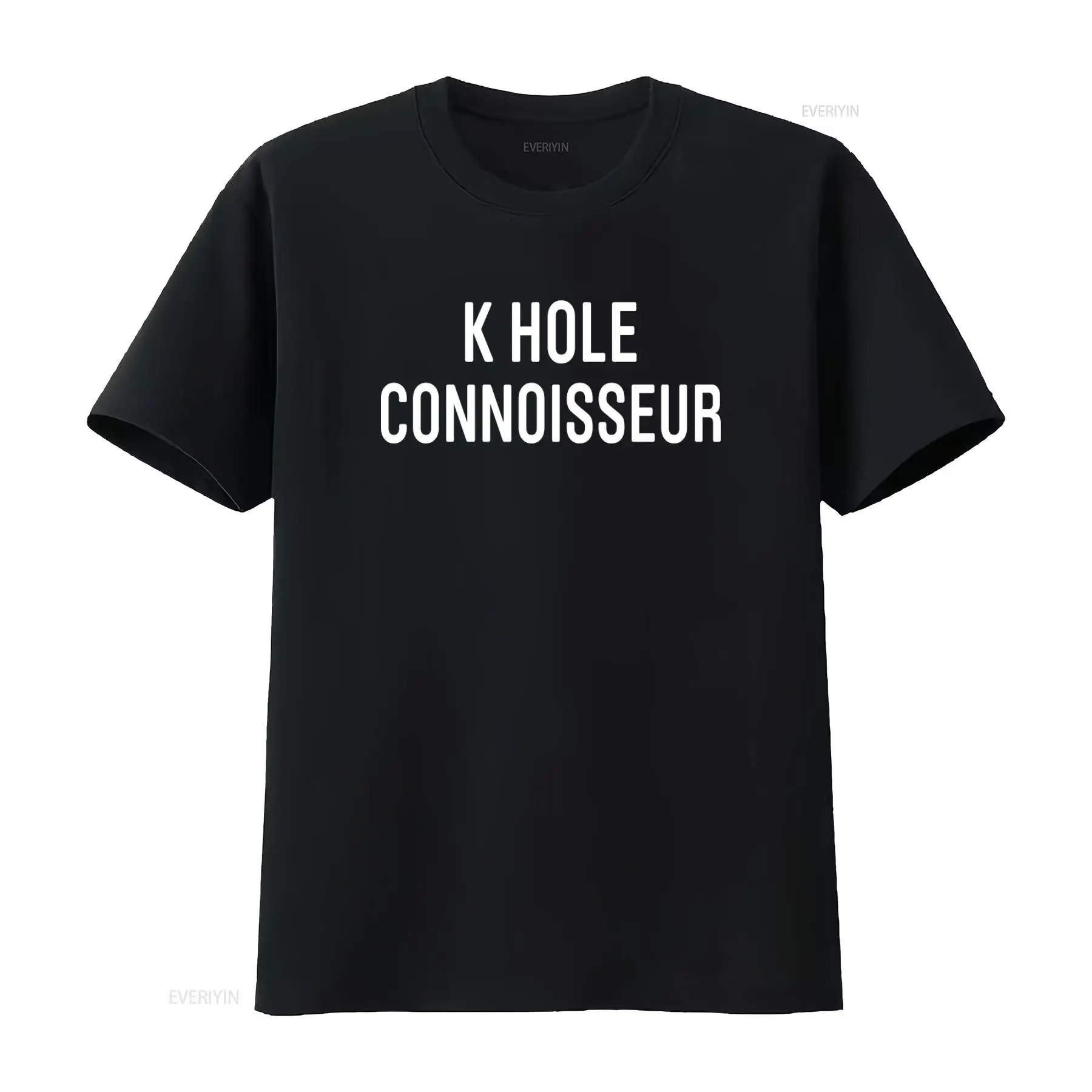 Men Fashion Rave - T-shirt K Hole Connoisseur Ketamine, divertente,