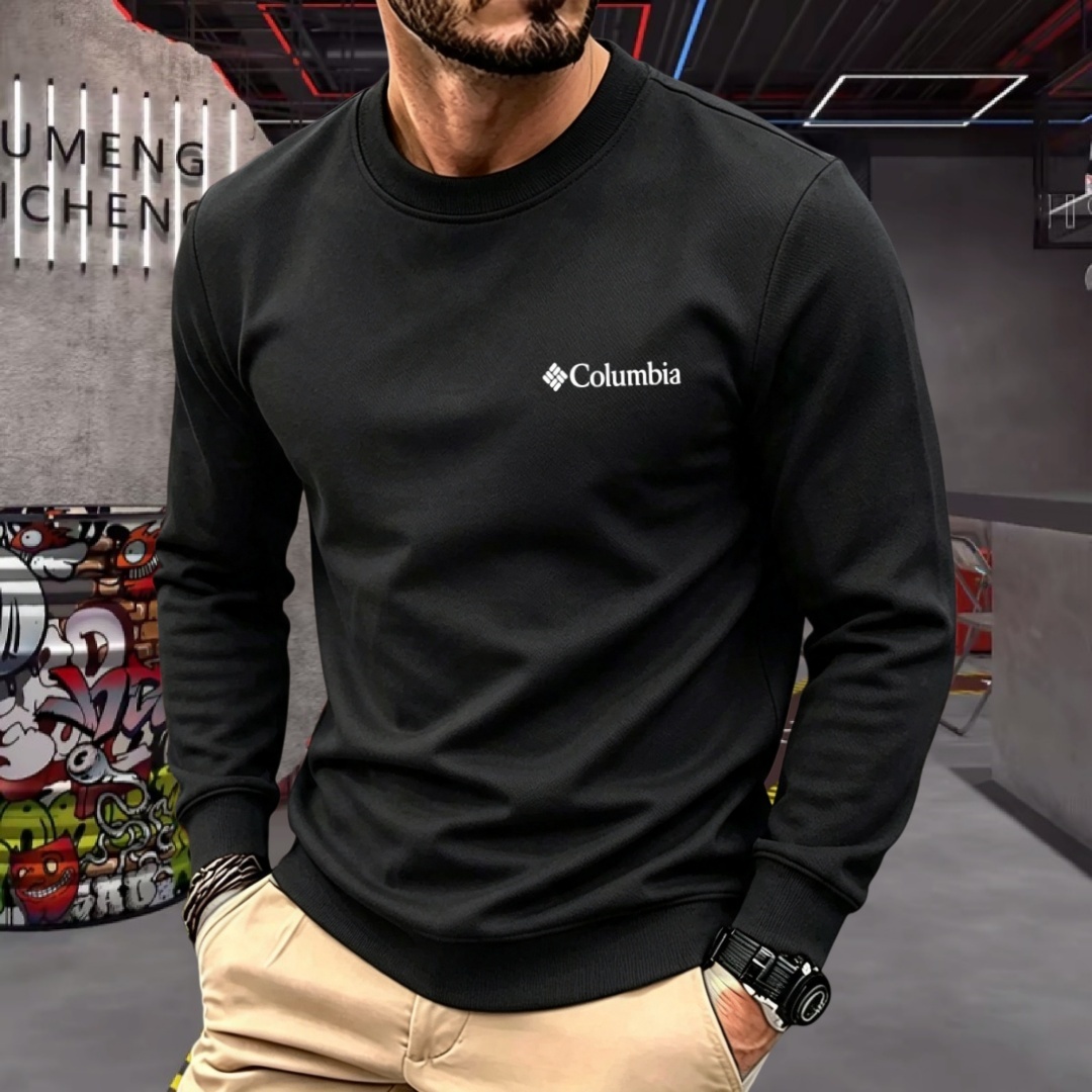 Men'S Winter Fashion - T-shirt da uomo a maniche lunghe