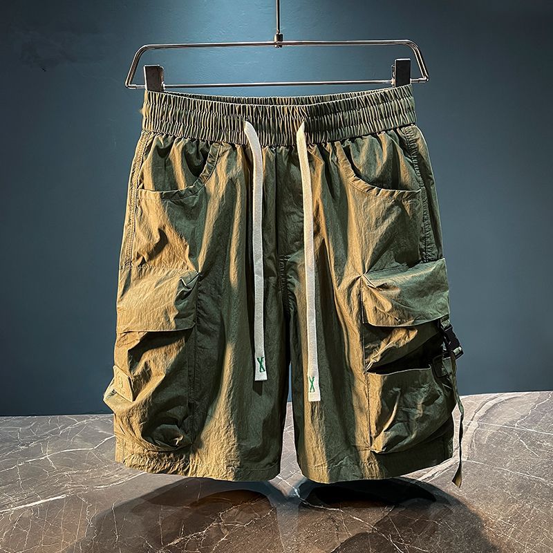 Men'S Fashion Pants 2025 - Bermuda cargo da uomo Solid Elastico