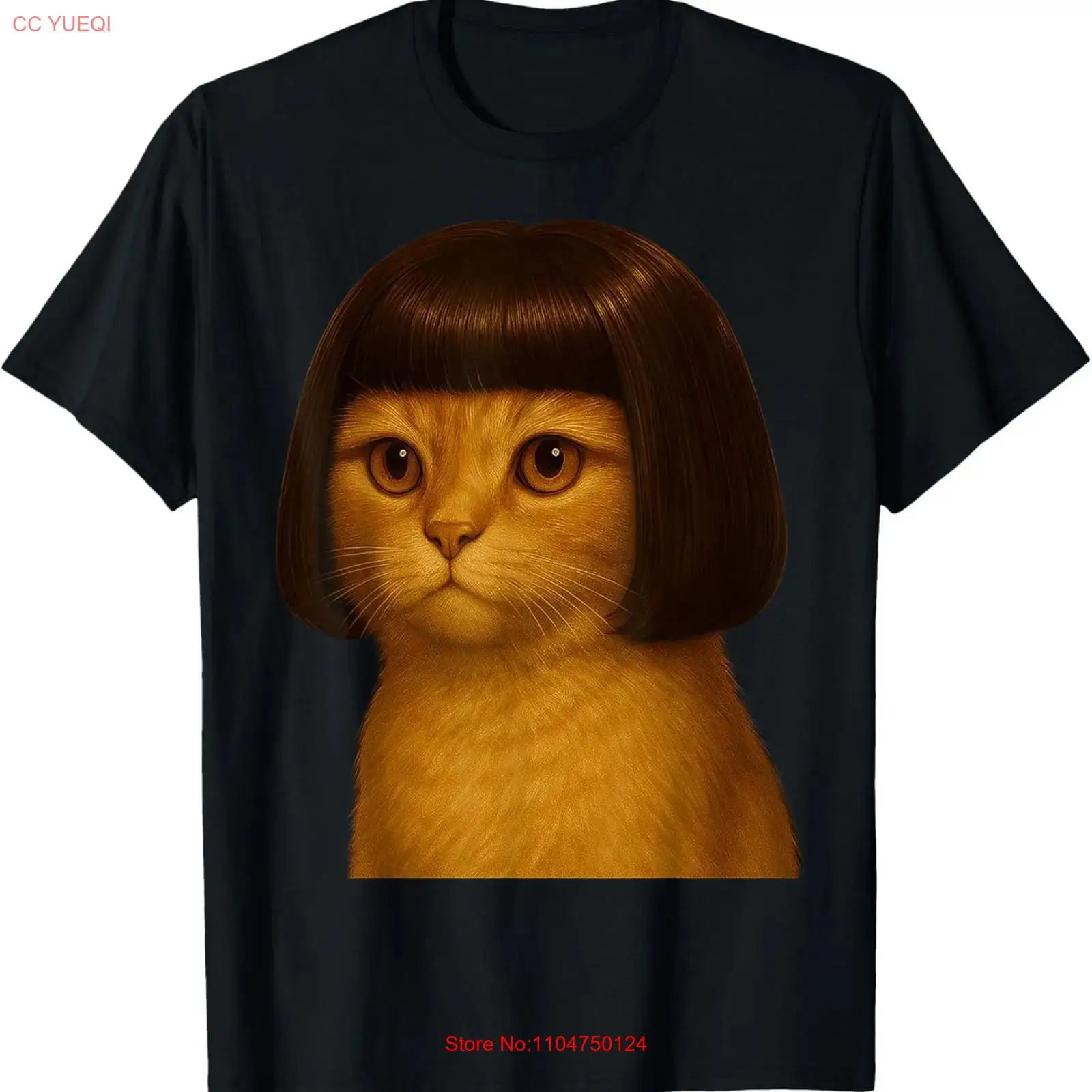 Men'S Fashion Haircuts - T-shirt da ragazza con gatto divertente