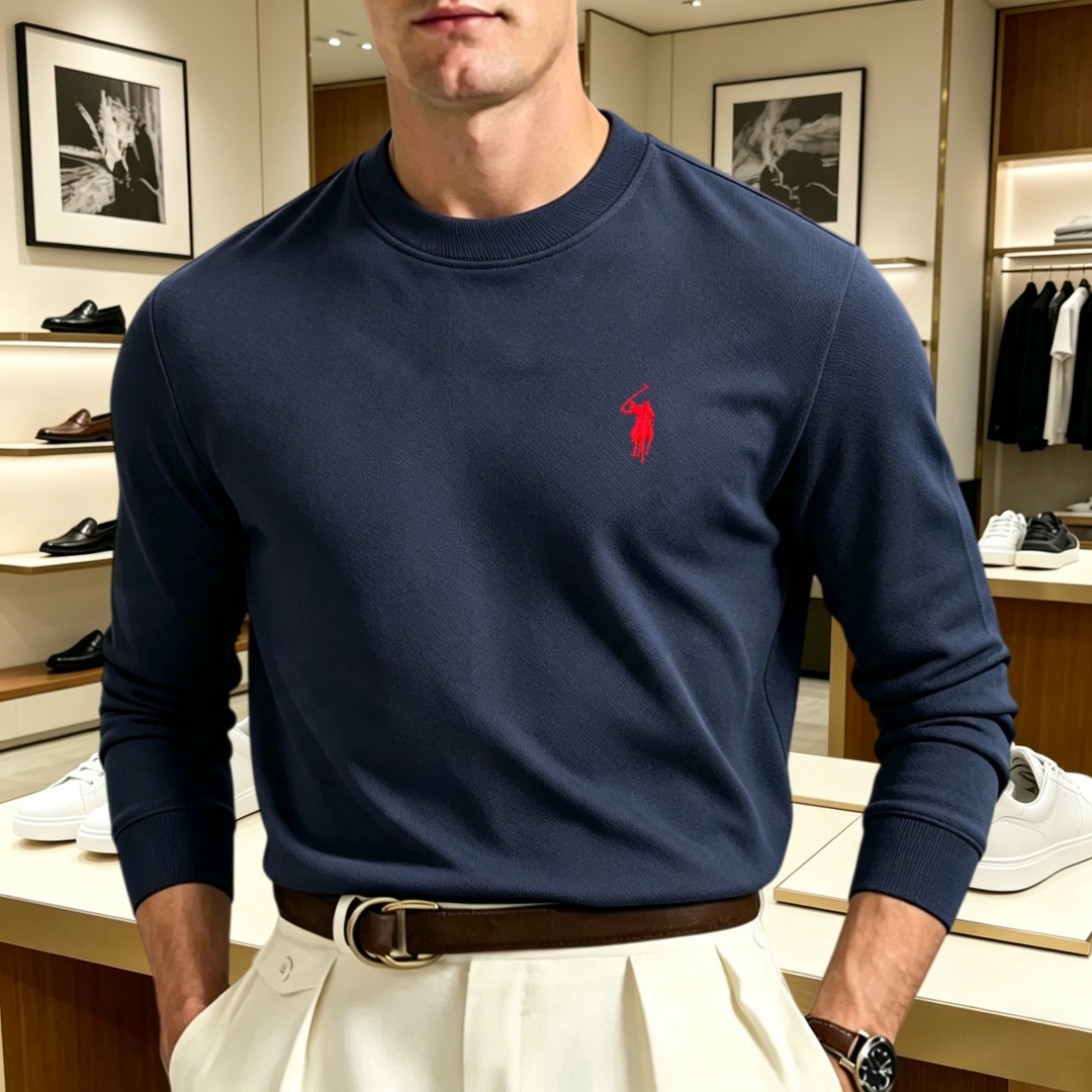 Men'S Winter Fashion - T-shirt da uomo a maniche lunghe