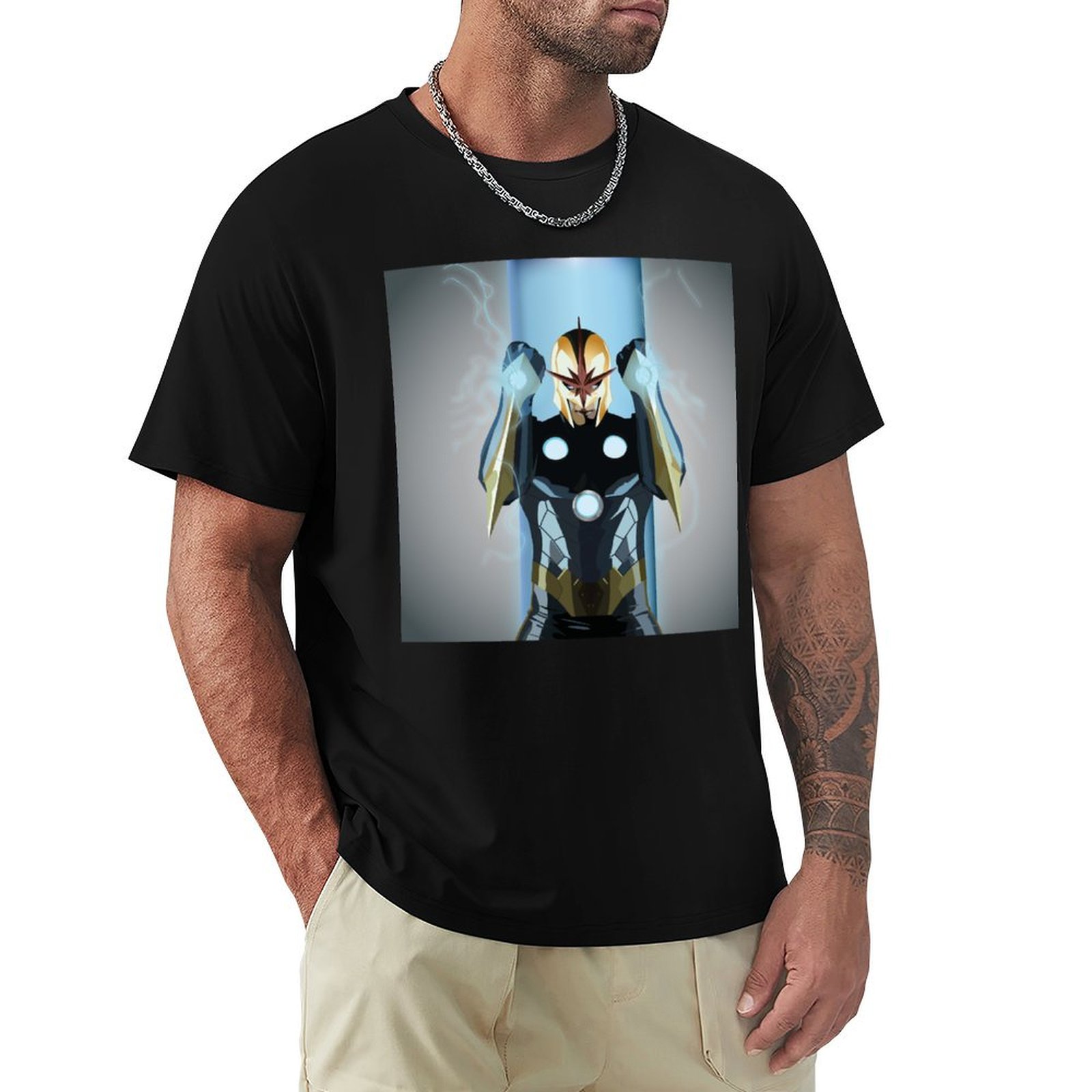 Men'S Fashion Nova Shirts - T-shirt The Last Nova, Maglietta Casual