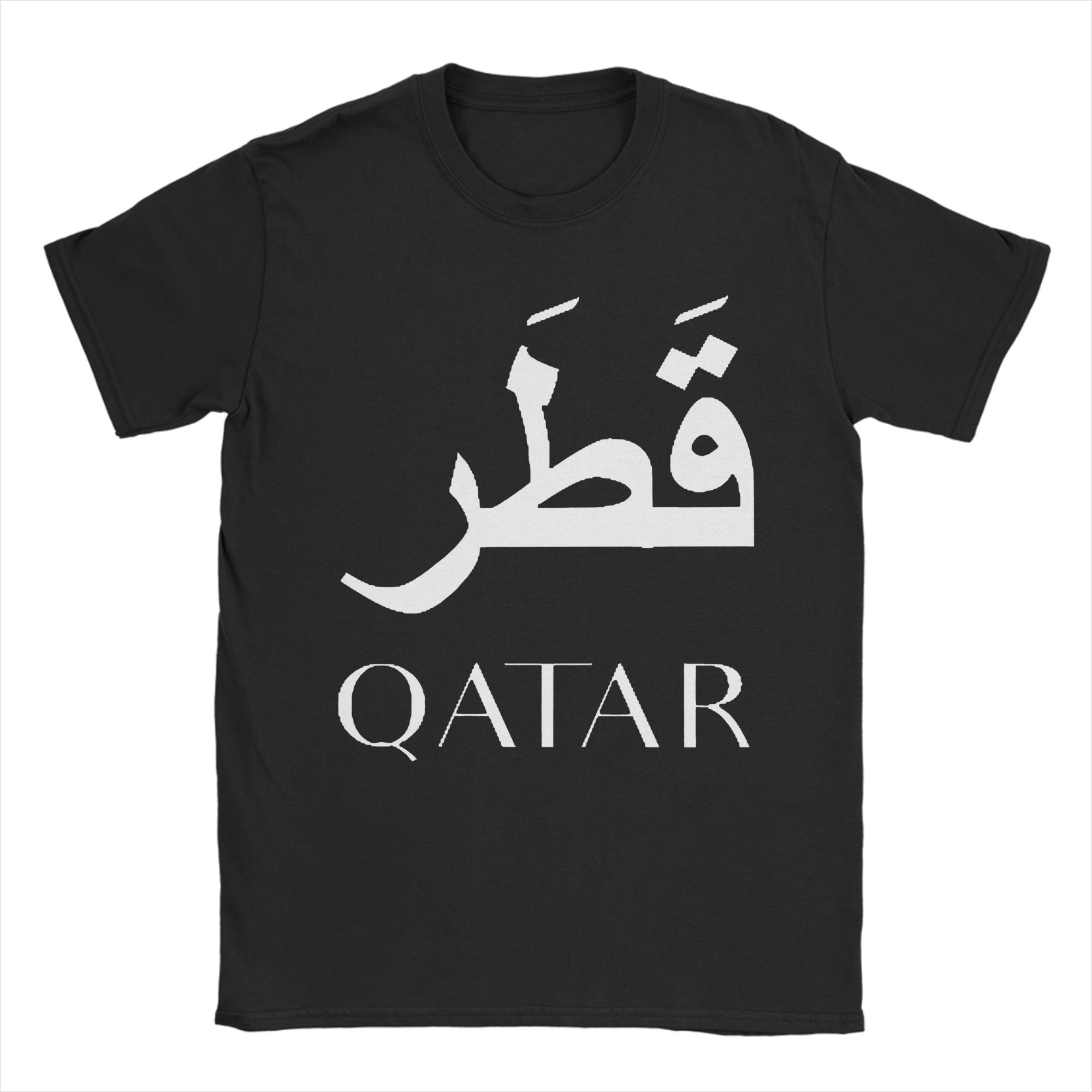 Men'S Fashion Qatar - T-shirt da uomo Qatar Calligrafia araba