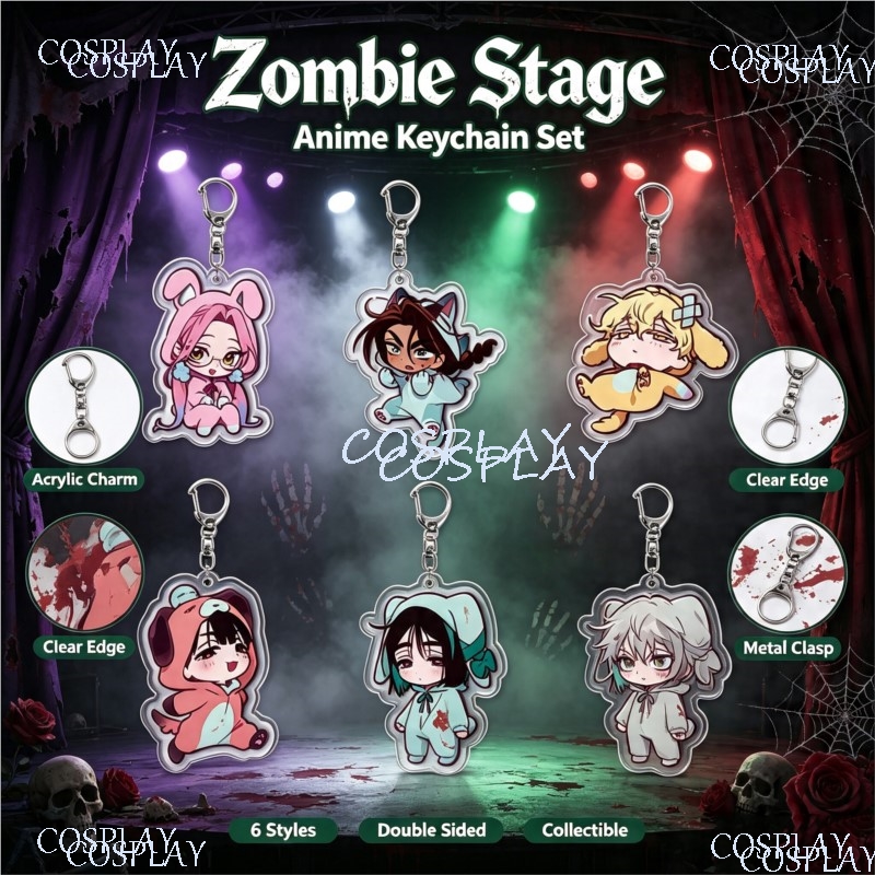 Men'S Fashion Accessories - Portachiavi Moda Zombie Stage SUA MIZI,