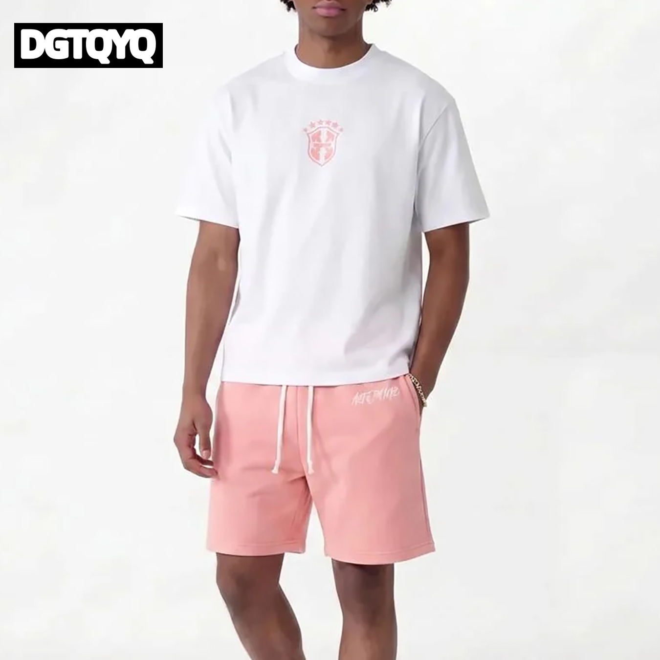 Mens Fashion Zip Up - Nuovo Set Estivo da Uomo: Pantaloncini
