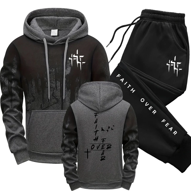 Jogger Sweatpants Men - Completo Sportivo Casual da Uomo Autunno