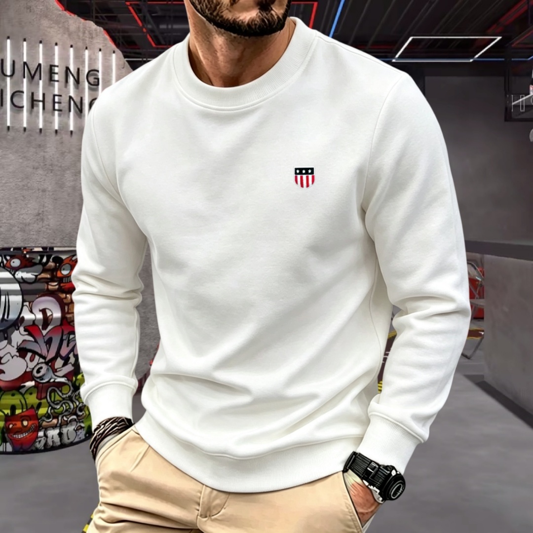 Men'S Winter Fashion - T-shirt da uomo a maniche lunghe
