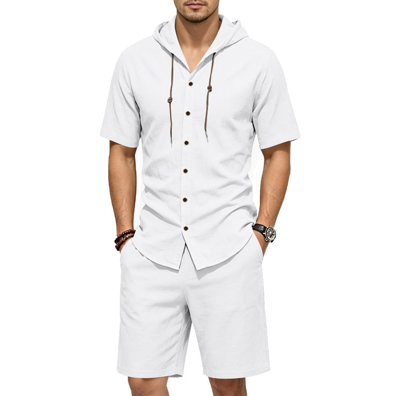 Linen Shirt Summer - Completo Estivo da Uomo in Lino,