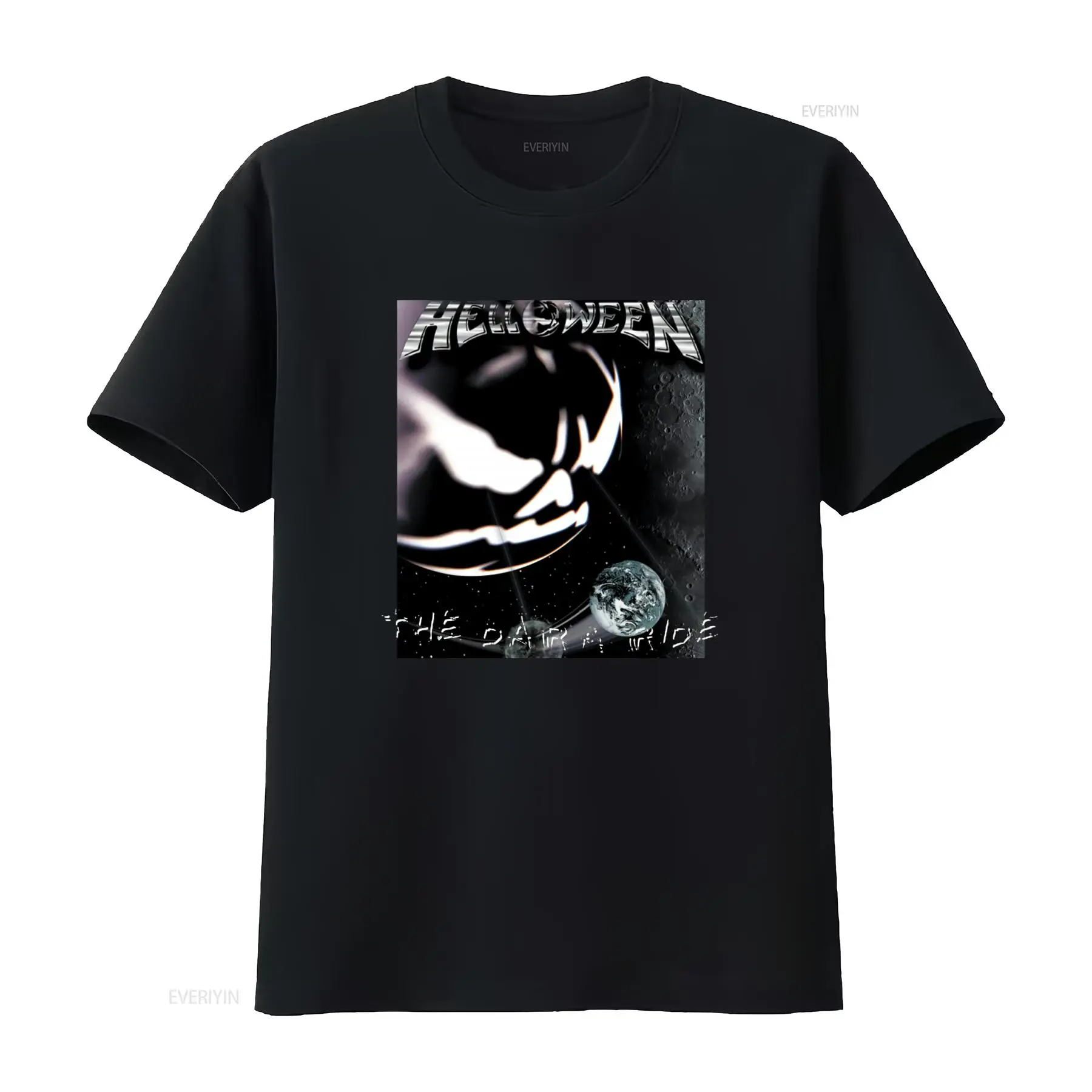 Men'S Fashion Year 2000 - Maglietta vintage Helloween Album The Dark