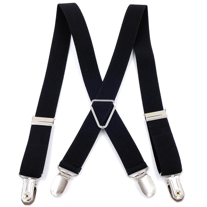 Suspenders Clip Men - Bretelle da uomo Pantaloni elastici regolabili