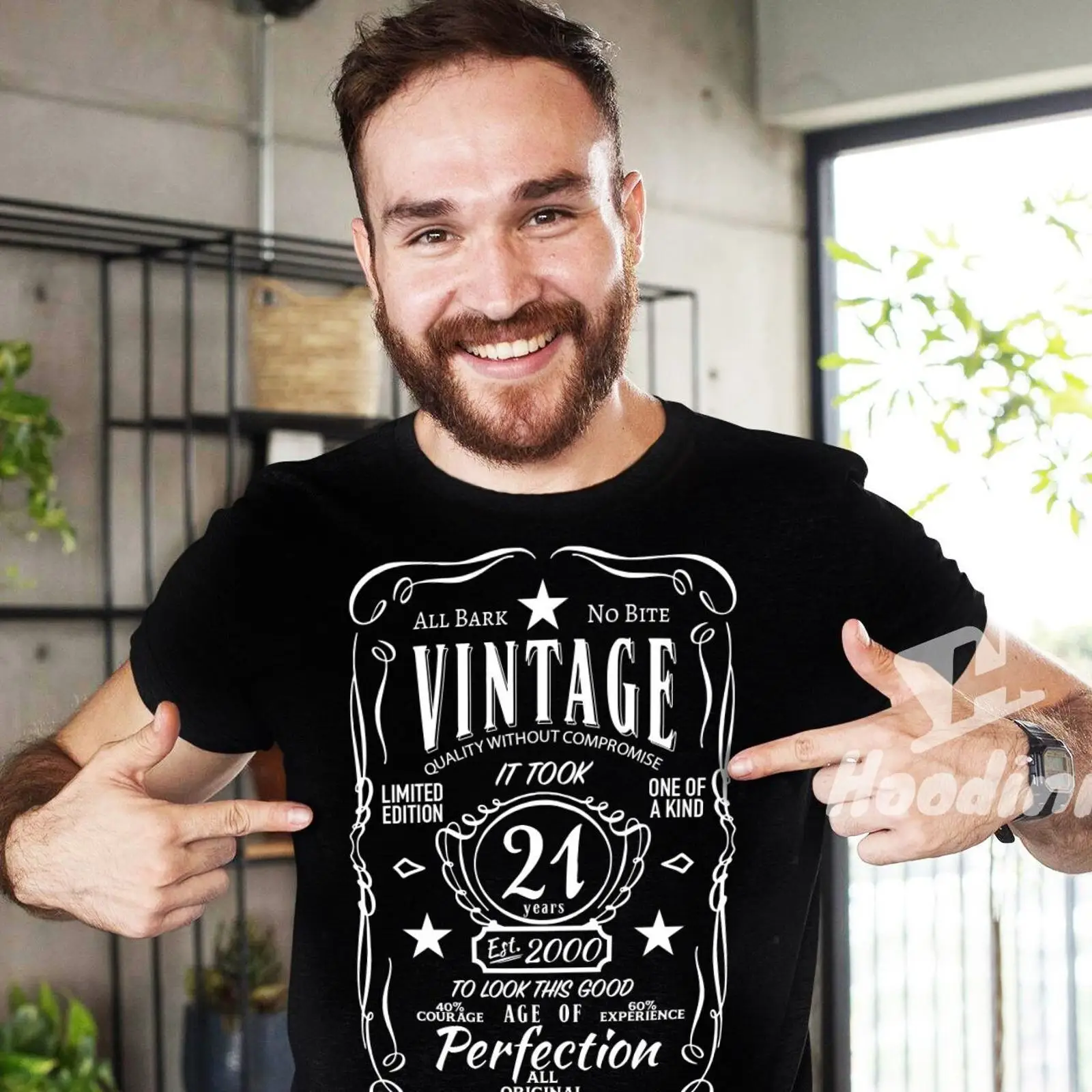 Men'S Fashion Year 2000 - Maglietta vintage Est 2000 per il