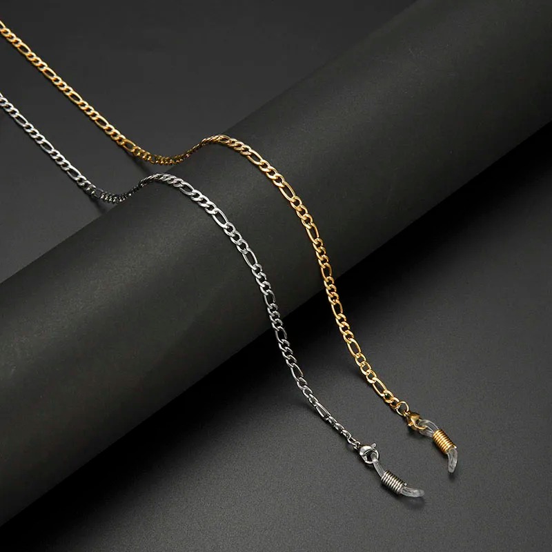 Men'S Fashion Gold Chain - Catena per occhiali in acciaio inossidabile