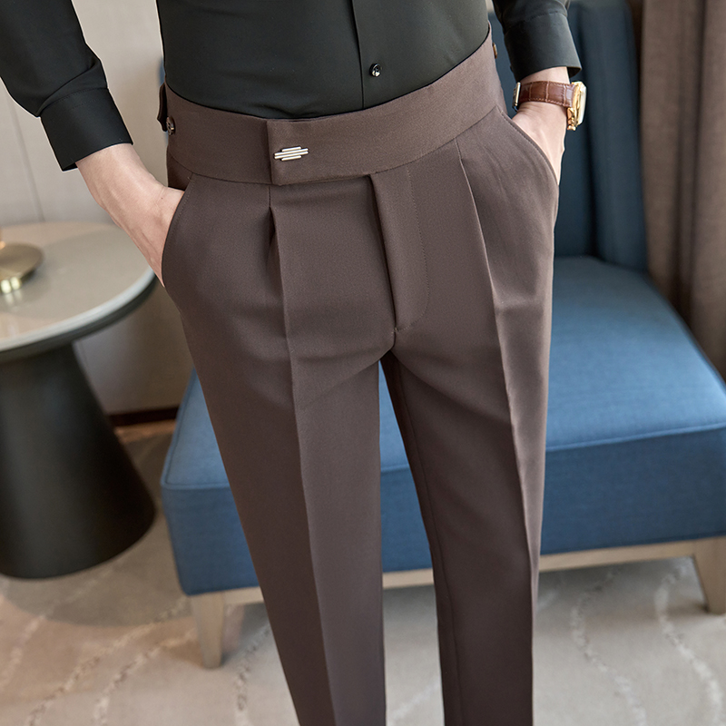 Men'S Fashion Pants 2025 - 2025 Autunno/Inverno Nuova Cintura Elastica Napoli