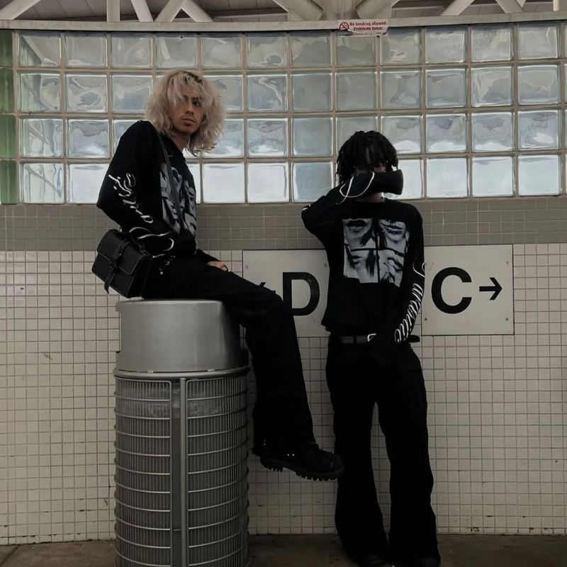 Mens Fashion In The 2000S - Anni 2000 Punk Retro Hip Hop