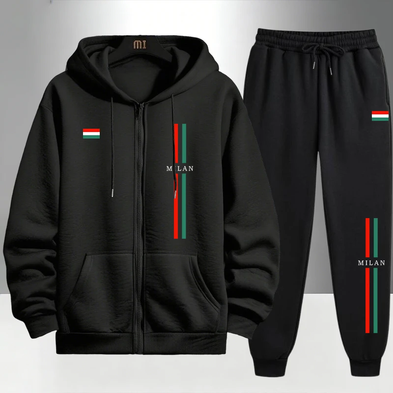 Jogger Sweatpants Men - Completo da Uomo Stampato Italia 2026: