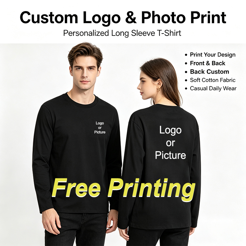 Mens Fashion Trend - T-shirt Personalizzate in Cotone a Maniche