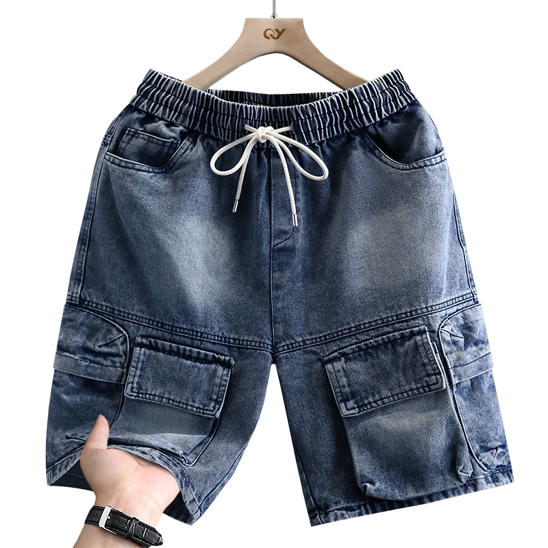 Mens Fashion Denim - Pantaloncini Cargo da Uomo Nuovi, alla