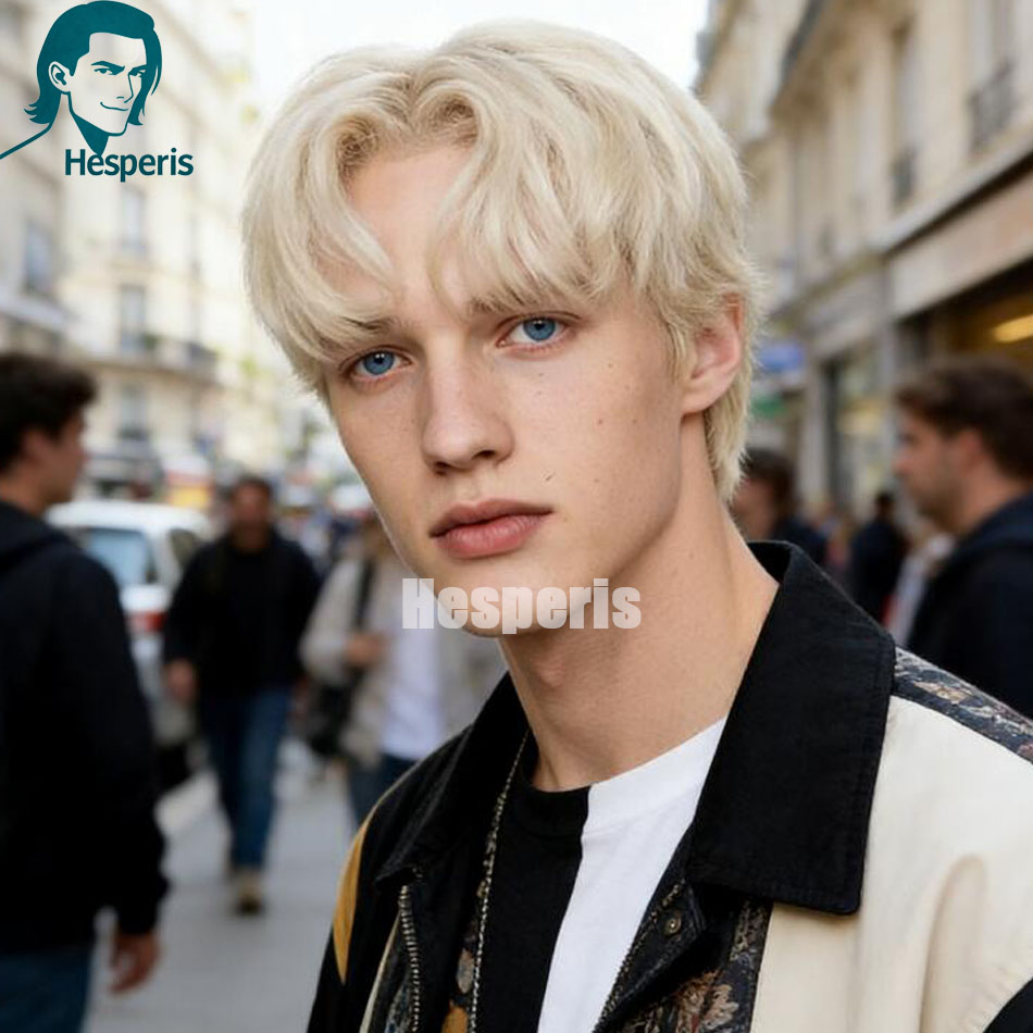Men'S Fashion Haircuts - Parrucca da Uomo Hesperis Pixie Cut,