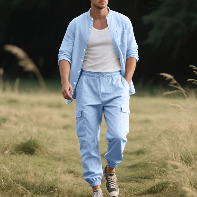 Completo da Uomo in Lino Trasp - Linen Shirt Summer recensione e prezzo