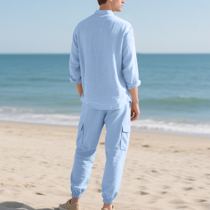 Completo da Uomo in Lino Trasp - Linen Shirt Summer recensione e prezzo