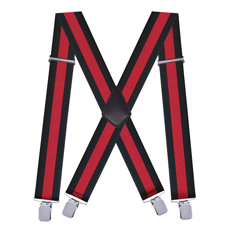 Bretelle da uomo a righe X sul - Suspenders Clip Men recensione e prezzo