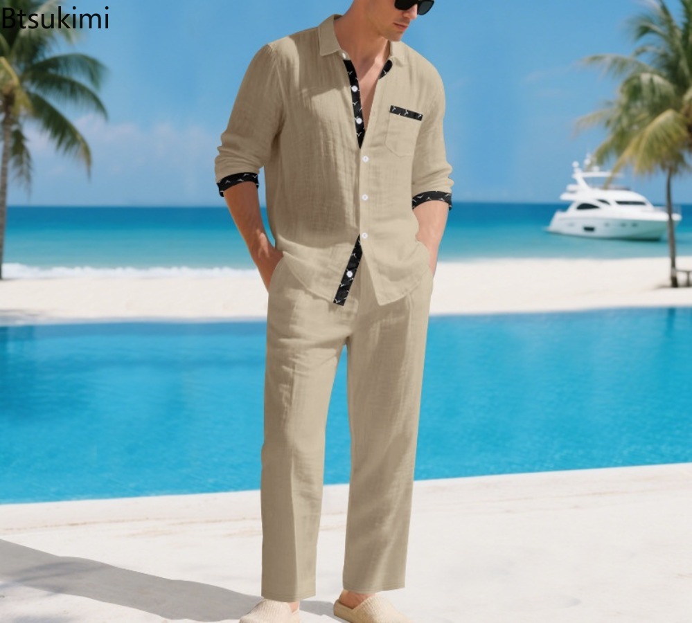 Completo da Uomo 2 Pezzi in Li - Linen Shirt Summer recensione e prezzo
