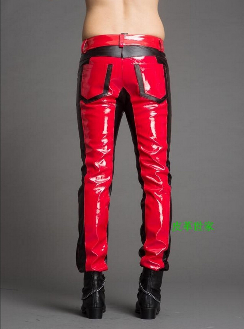 Pantaloni in pelle con cucitur - Men'S Fashion Pants 2025 recensione e prezzo