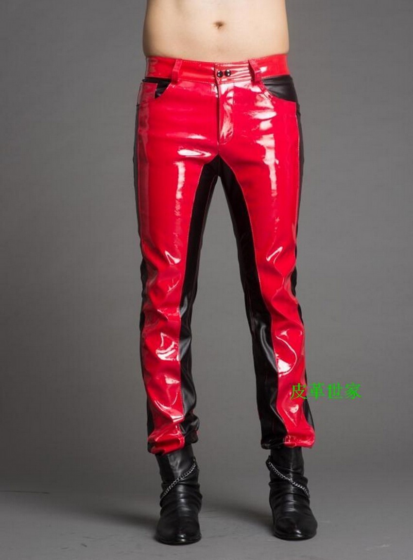Pantaloni in pelle con cucitur - Men'S Fashion Pants 2025 recensione e prezzo