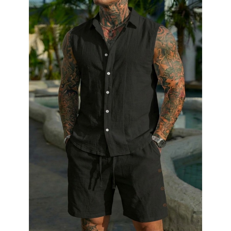 Completo da uomo 2 pezzi in li - Linen Shirt Summer recensione e prezzo