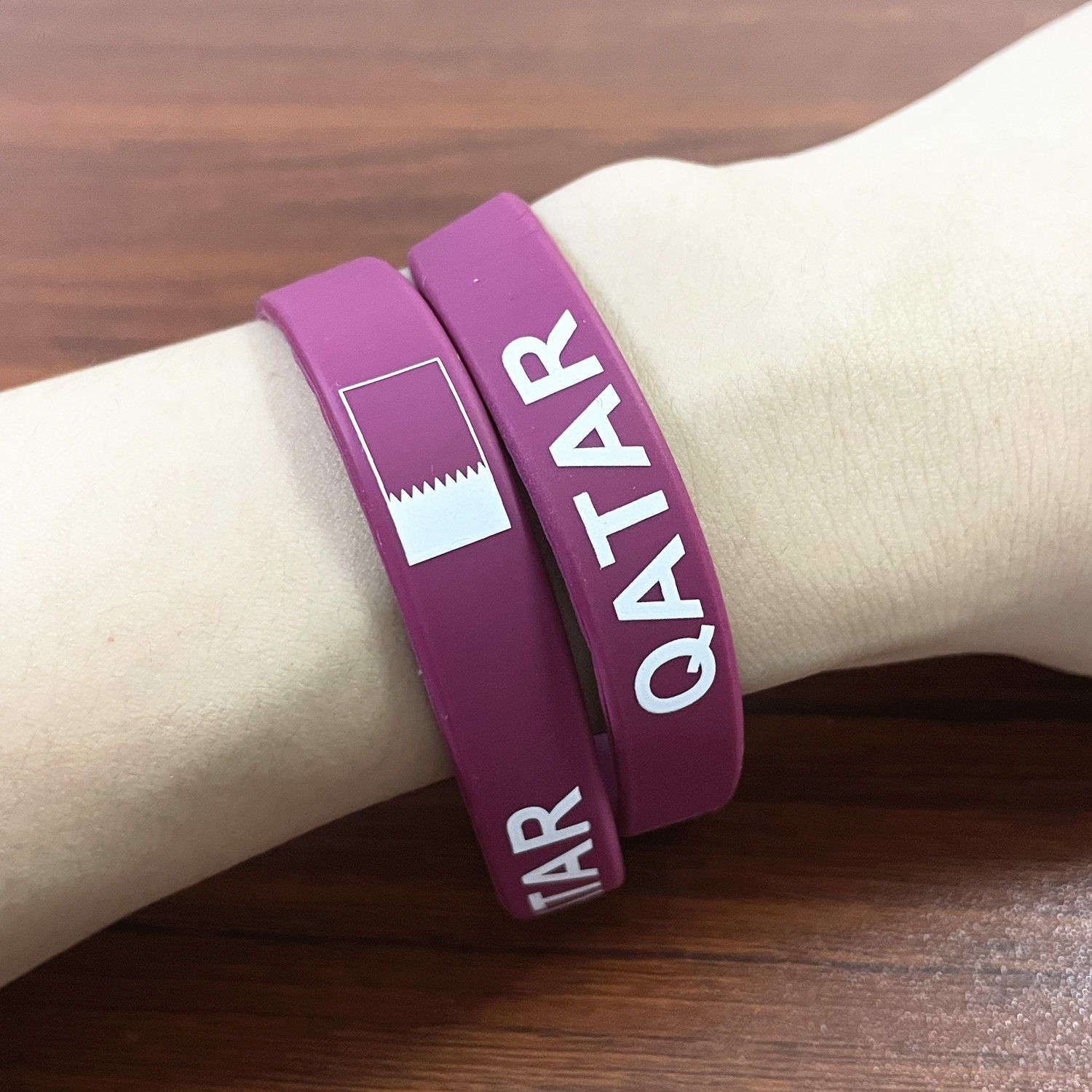 2 pezzi Qatar Flag braccialett - Men'S Fashion Qatar recensione e prezzo