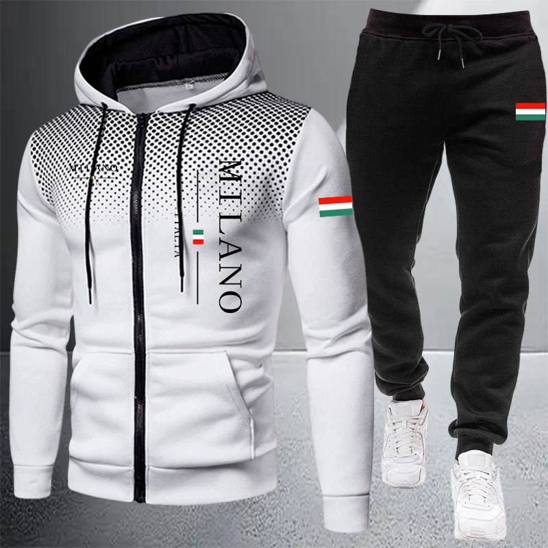 Completo Sportivo da Uomo di A - Mens Fashion Zip Up recensione e prezzo