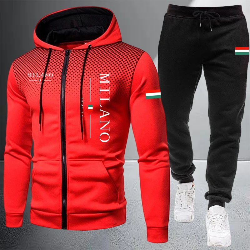 Completo Sportivo da Uomo di A - Mens Fashion Zip Up recensione e prezzo