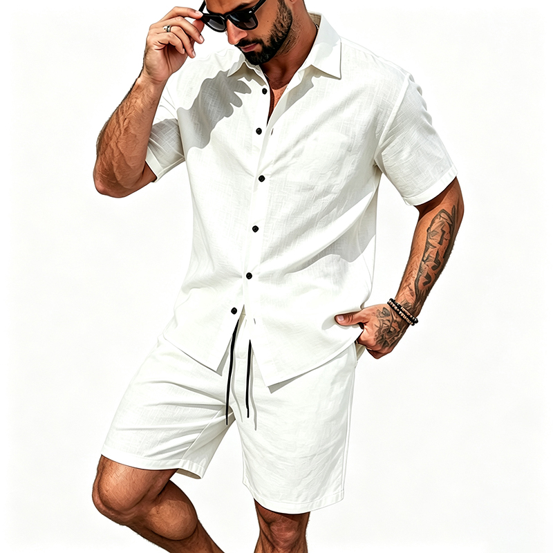Completo Estivo da Uomo in Lin - Linen Shirt Summer recensione e prezzo