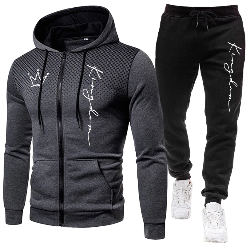 Tuta da uomo King: Giacca casu - Mens Fashion Zip Up recensione e prezzo