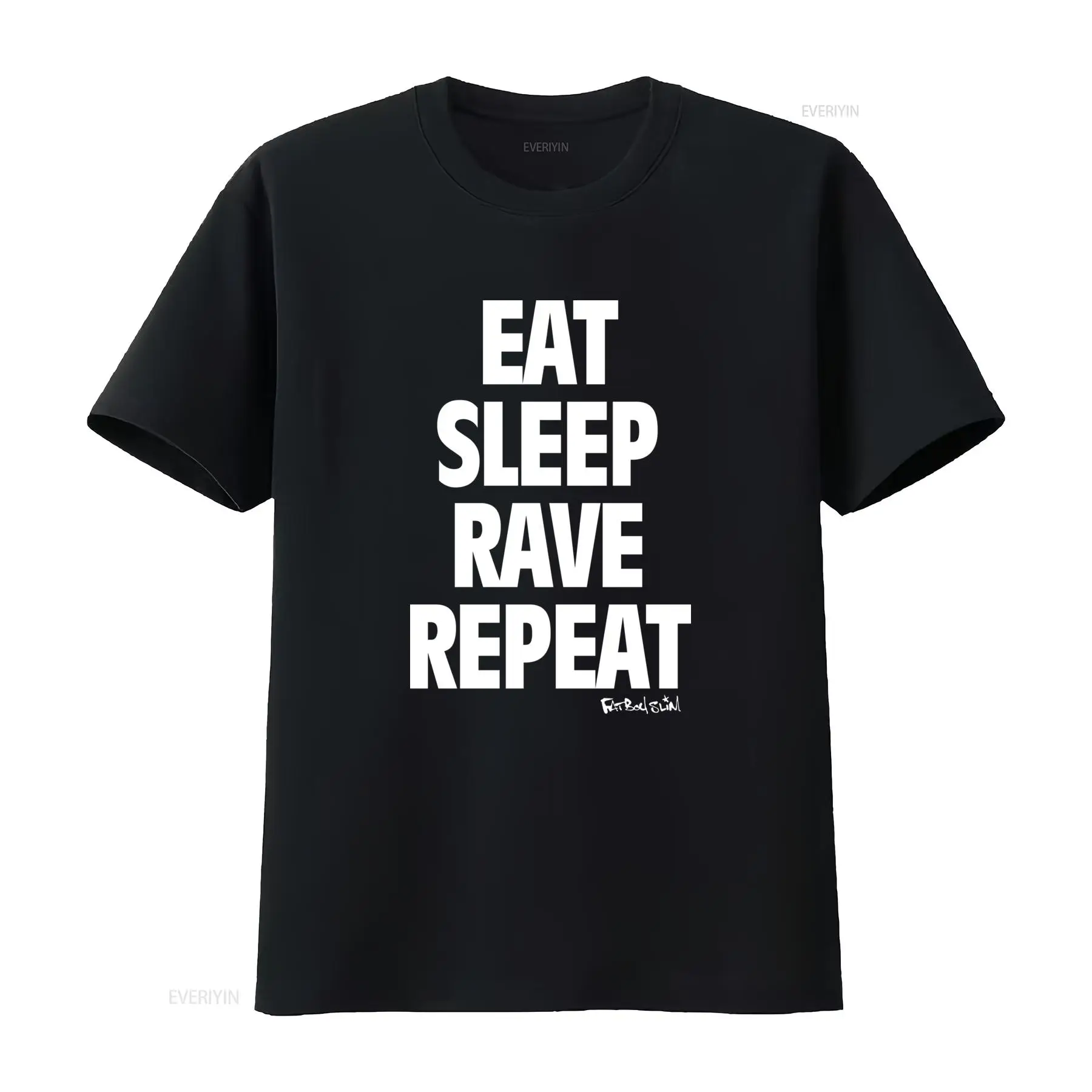 T-shirt Fatboy Slim Eat Sleep  - Men Fashion Rave recensione e prezzo