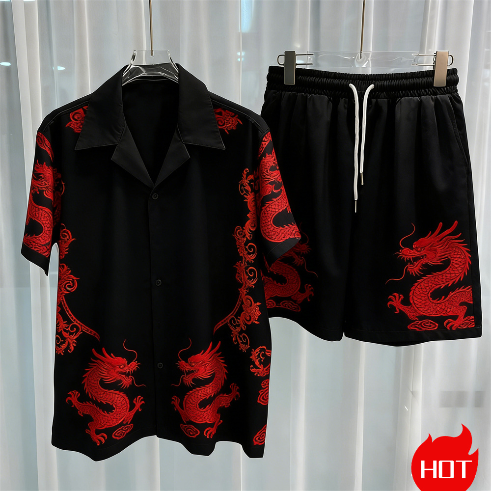 Set da uomo stampato digitalme - Men'S Fashion Y2K recensione e prezzo