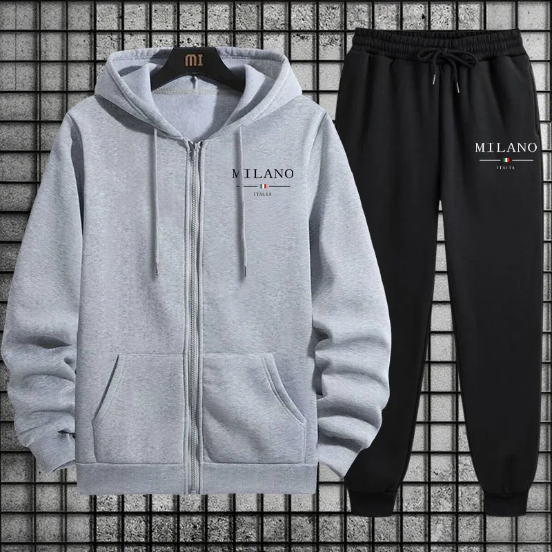 Tuta Sportiva da Uomo Primaver - Mens Fashion Zip Up recensione e prezzo