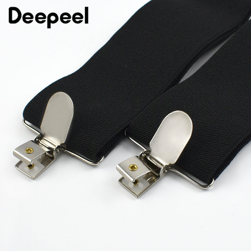Deepeel Moda 5 cm di Larghezza - Suspenders Clip Men recensione e prezzo