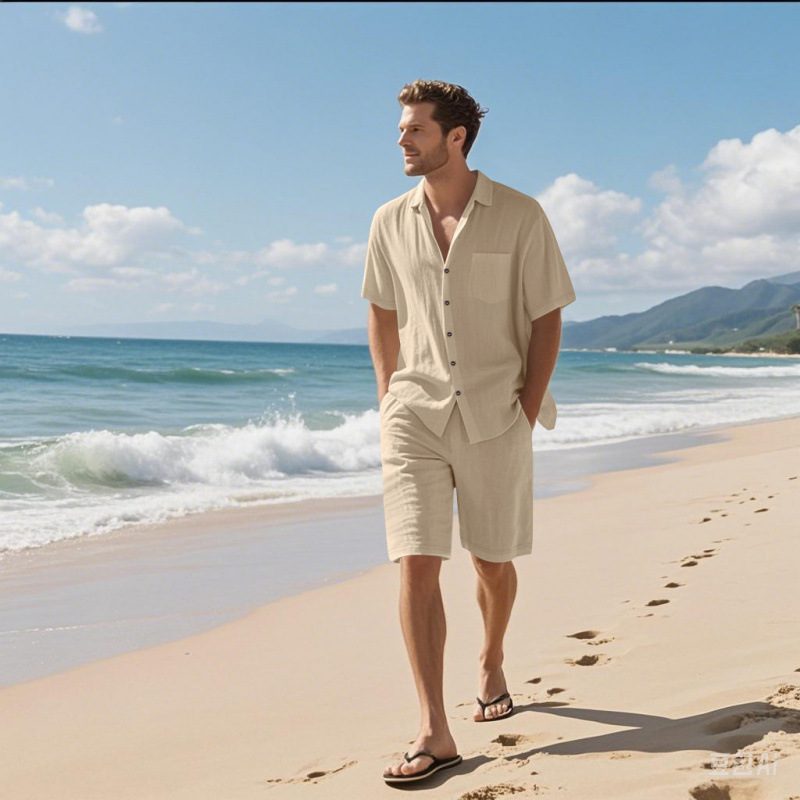Completo da uomo in lino misto - Linen Shirt Summer recensione e prezzo