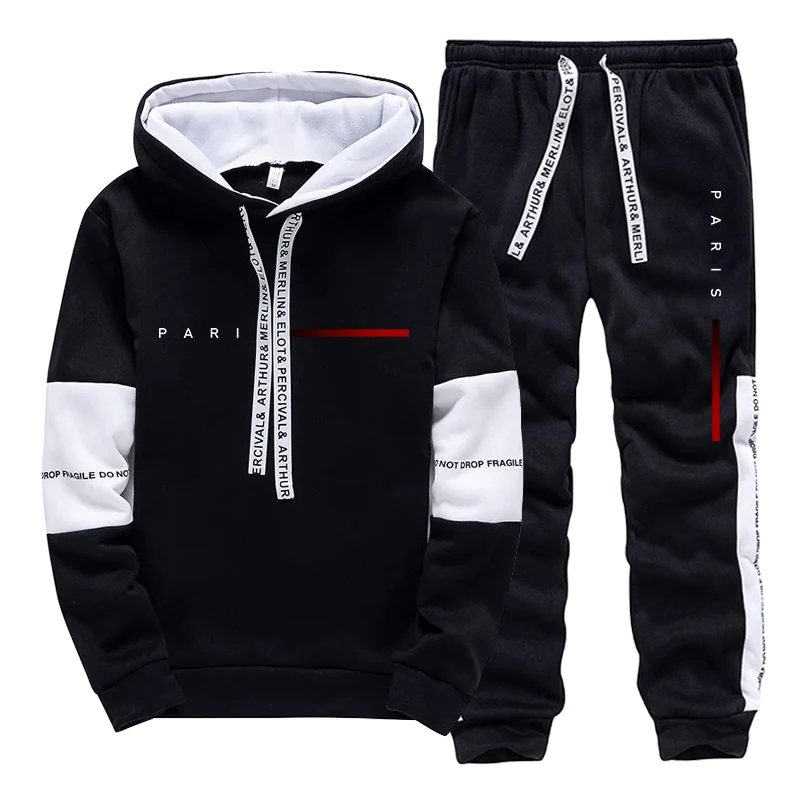 Set Moda Parigi: Felpa con Cap - Jogger Sweatpants Men recensione e prezzo
