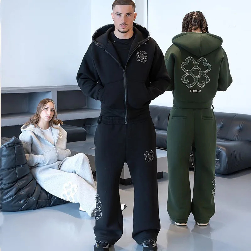 Completo Tuta Sportiva Oversiz - Mens Fashion Zip Up recensione e prezzo