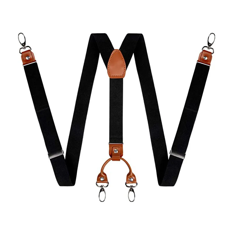 2,5 cm 4 clip Bretelle Clip pe - Suspenders Clip Men recensione e prezzo