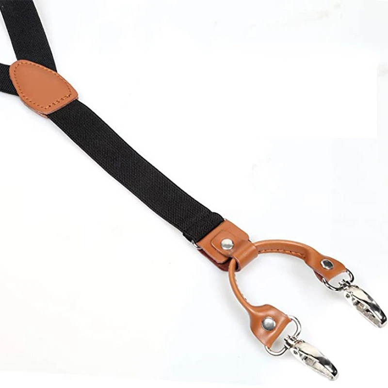 2,5 cm 4 clip Bretelle Clip pe - Suspenders Clip Men recensione e prezzo