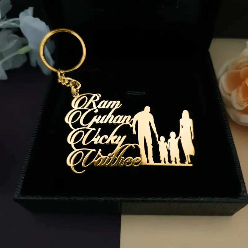 Portachiavi con nome personali - Men'S Fashion Gold Chain recensione e prezzo