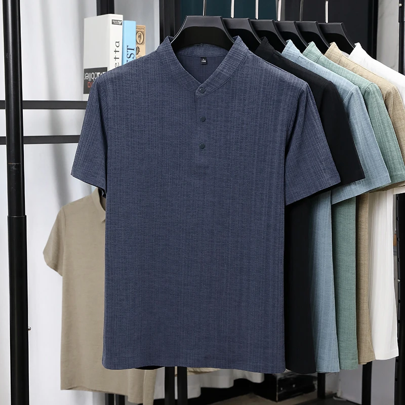 Camicie da uomo a maniche cort - Linen Shirt Summer recensione e prezzo