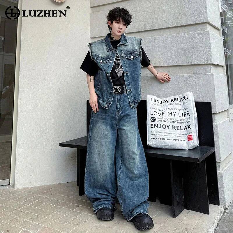 LUZHEN 2026 Completo Estivo in - Mens Fashion Denim recensione e prezzo