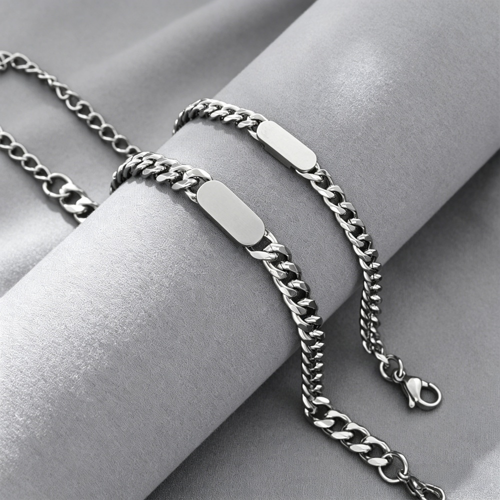 Braccialetti Personalizzati co - Men'S Fashion Gold Chain recensione e prezzo